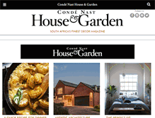 Tablet Screenshot of houseandgarden.co.za